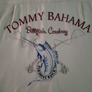 Tommy Bahama embroidered silk shirt